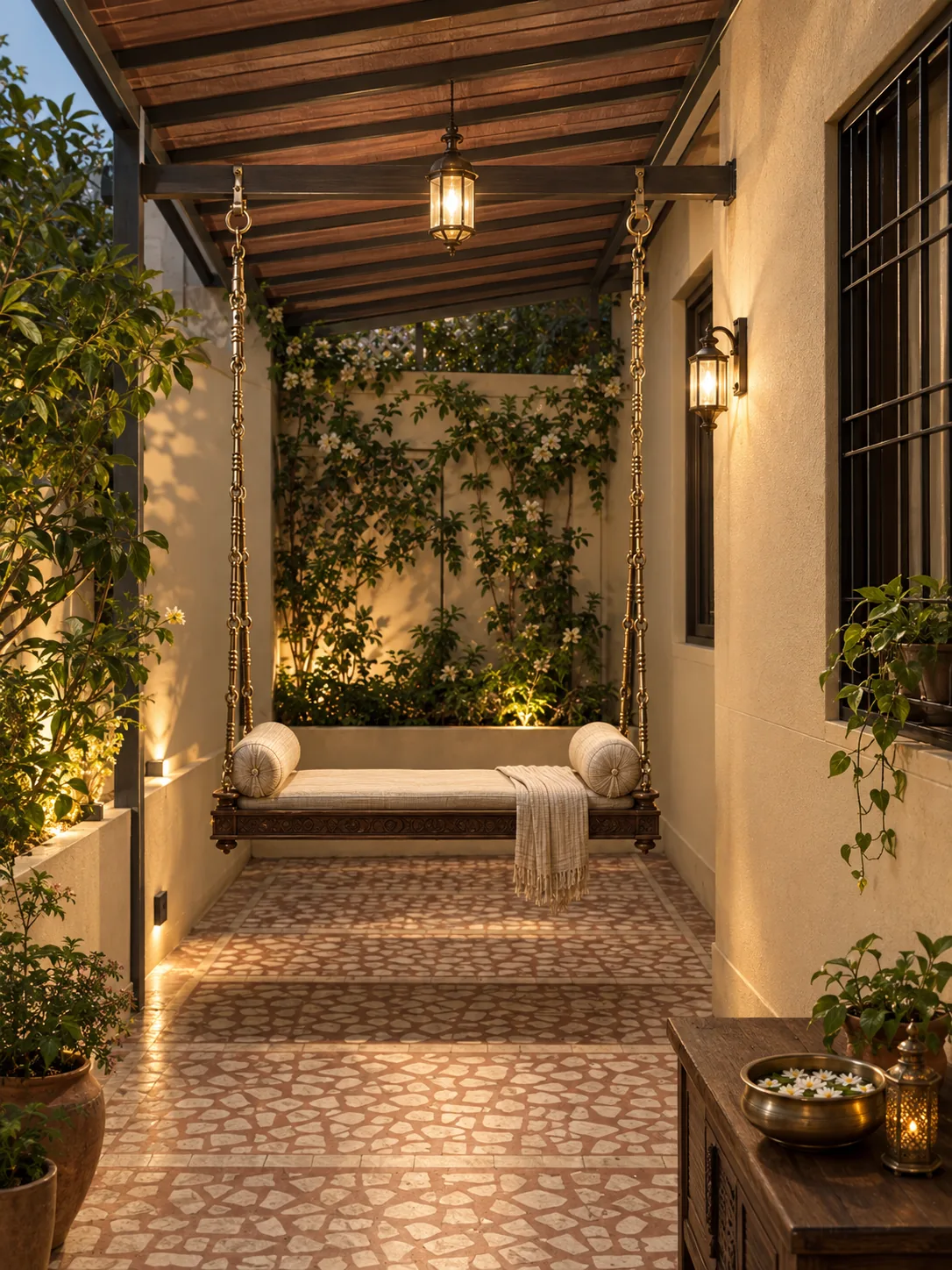 Ladda Nivas — Courtyard