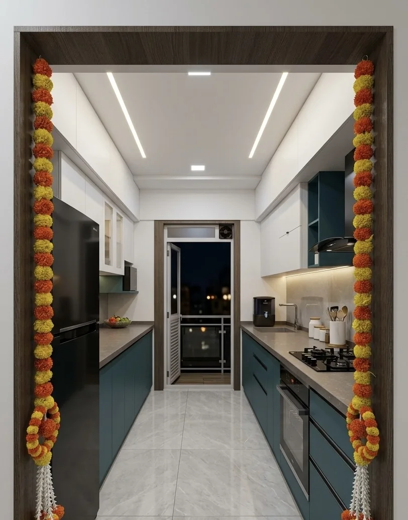Marudhar House — A Modern Royal Residence — Kitchen passage